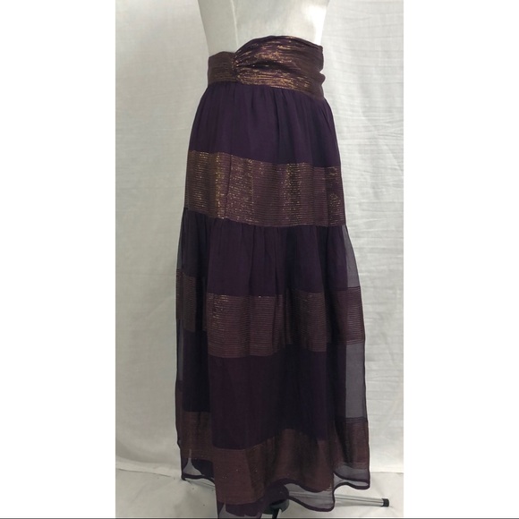 Christyne Forti Vintage Silk Skirt 12 - Picture 2 of 9